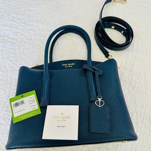 Kate Spade Margaux Medium Satchel (color Blazerblue)